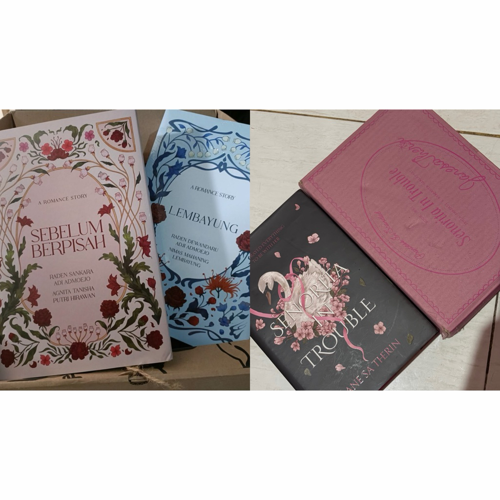Bundling Preloved Novel Senorita In Trouble (First Edition), Sebelum Berpisah dan Lembayung