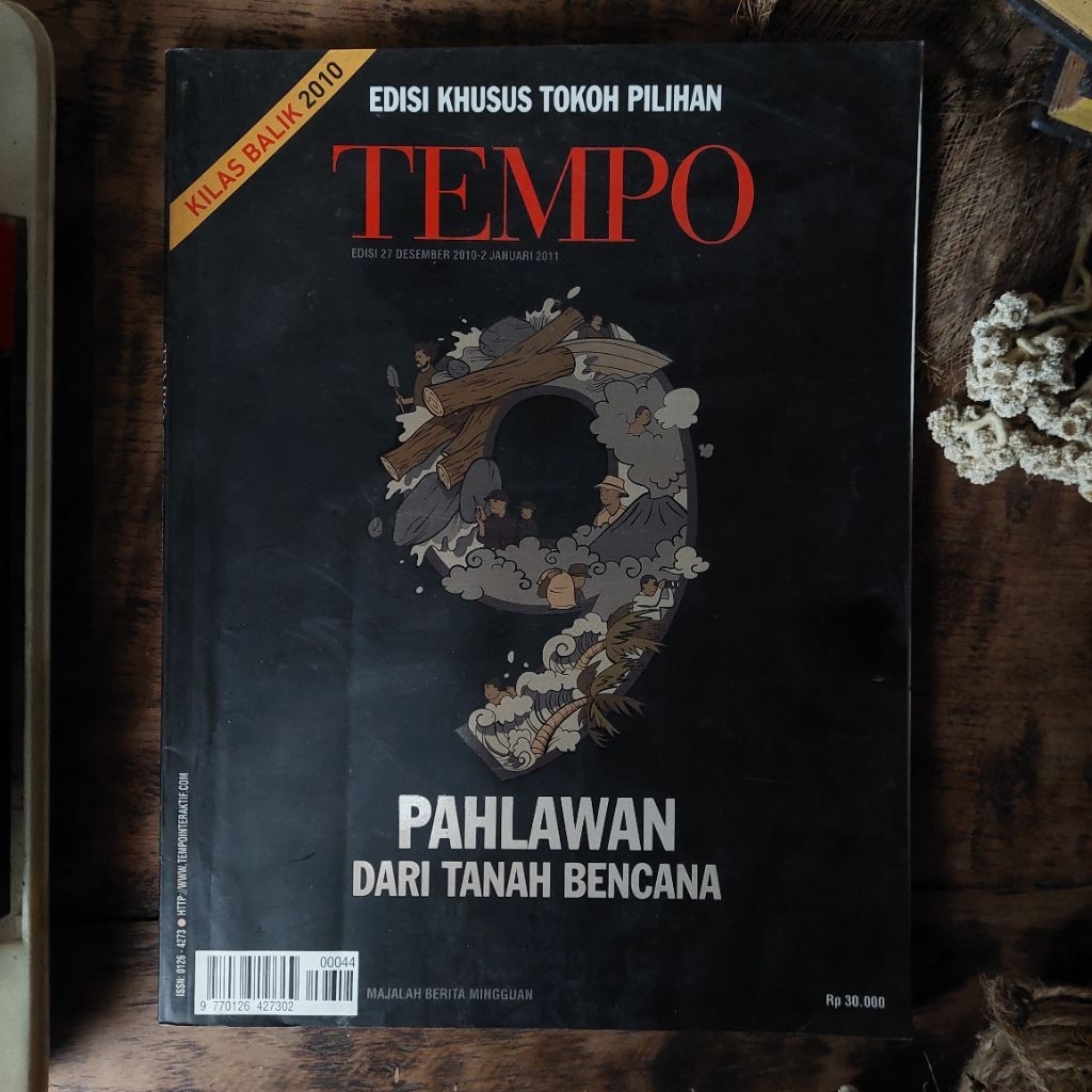 PAHLAWAN DARI TANAH BENCANA : Majalah Tempo Edisi Khusus 2011 [ORIGINAL]
