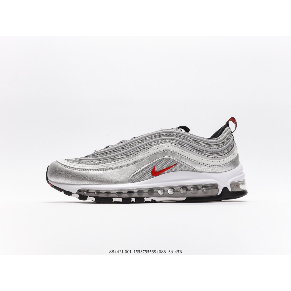 ( Abuy project ) Sepatu Sneakers Nike Air Max 97 Bullet Silver