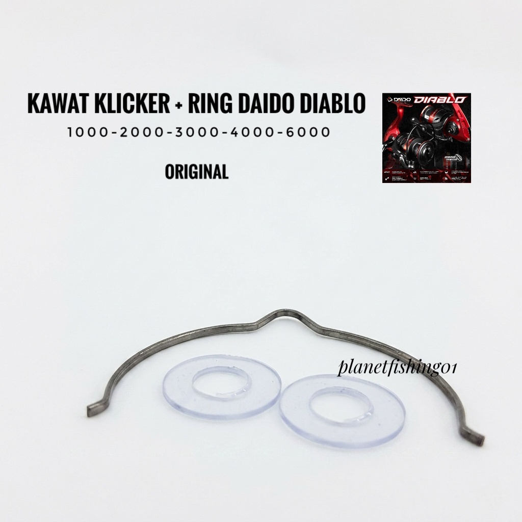 KAWAT KLICKER + ring daido diablo 1000-2000-3000-4000-6000 original copotan baru / sparepart daido d