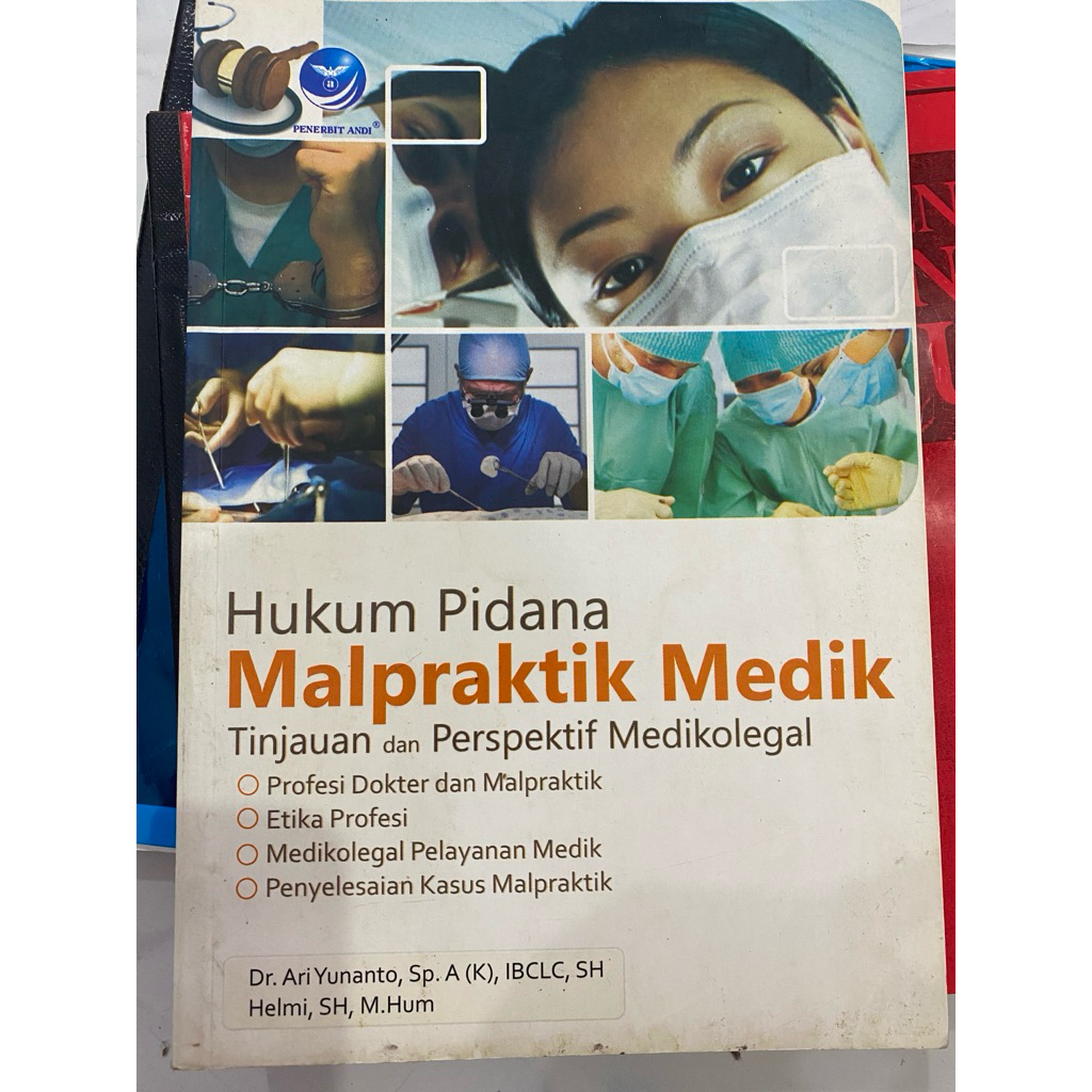 Buku Hukum Pidana Malpraktik Medik