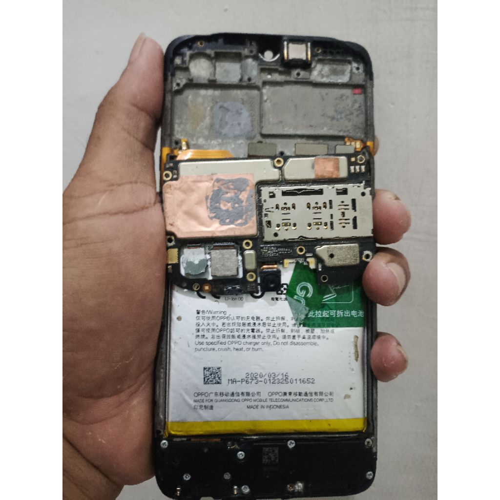 oppo a12 minus lcd