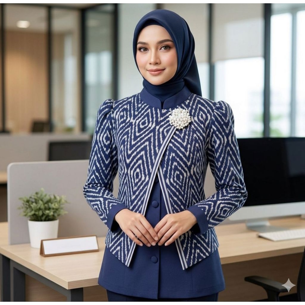 Johana Batik Atasan Tenun Premium