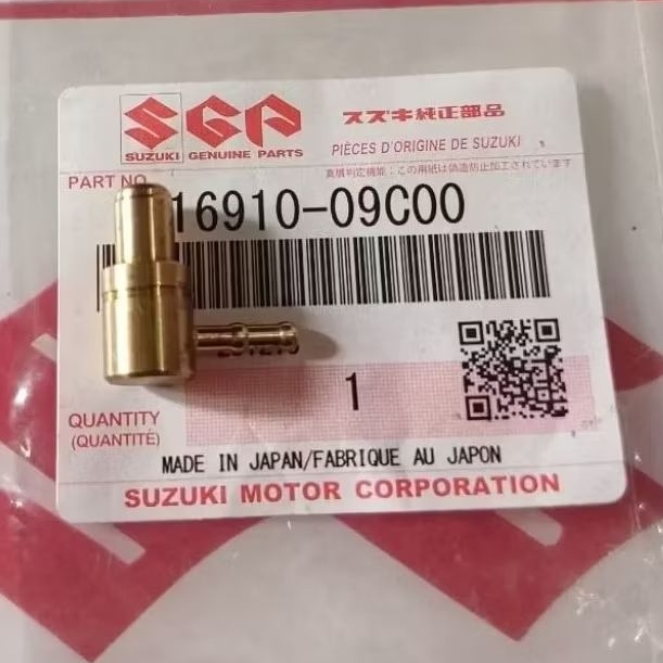 NEPEL KUNINGAN OLI SAMPING SUZUKI CRYSTAL ORIGINAL SGP 16910-09C00-000