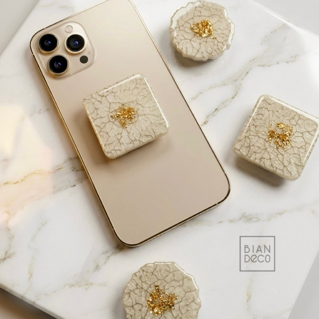 popsocket resin phone grip popsocket transparan Round Square collection