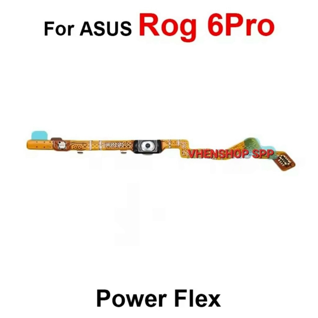 Flexible flexibel power on off asus rog phone 6 pro asus rog 6 pro original - fleksibel tombol on of