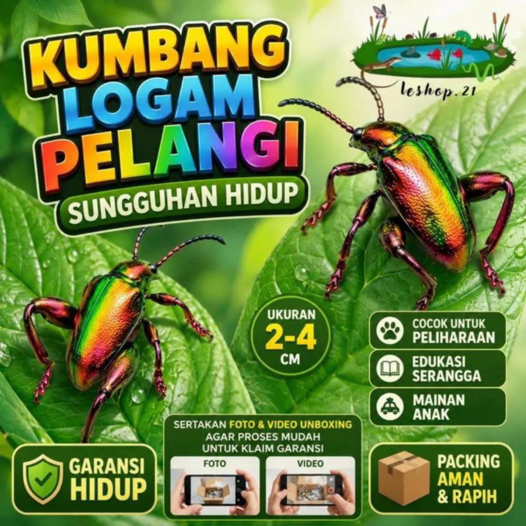 KOLEKSI DOGBANE KUMBANG LOGAM PELANGI