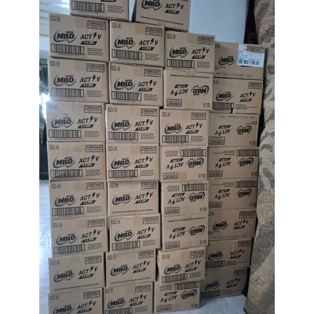 MILO CUBE 1 KARTON ISI 20 BUNGKUS