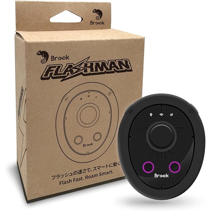 Brook Flashman Virtual GPS Joystick for iPhone (iOS 17+), Bluetooth Location Controller with Telepor