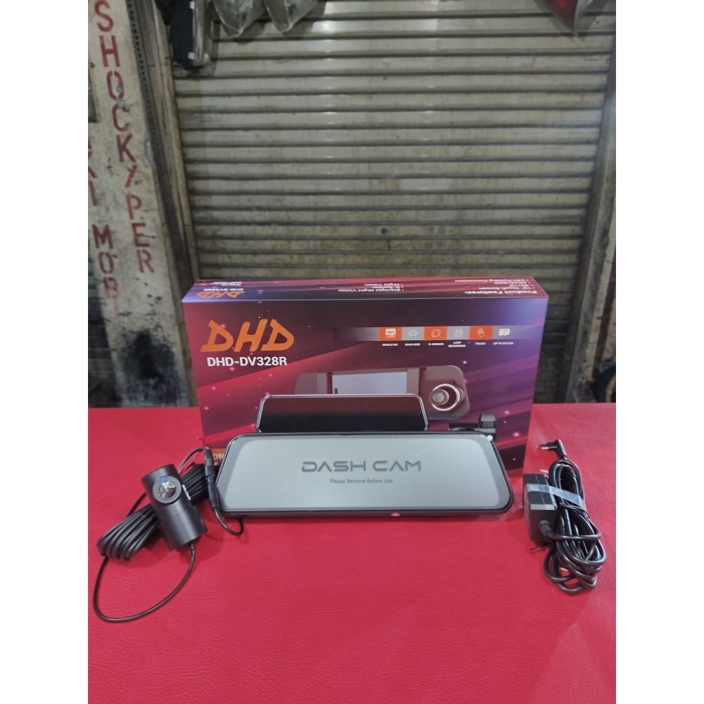 DVR Spion DHD seri DHD-DV328R DasCam Spion DHD Recorder 2way 4K Resolution Layar 9.66 inch