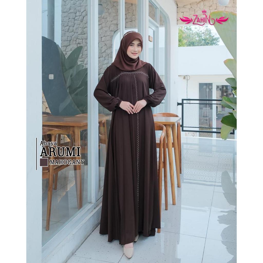 Baru Gamis arumi  dress zahin Collection remaja kekinian abaya Elegan  Modis seragam pengajian zahin