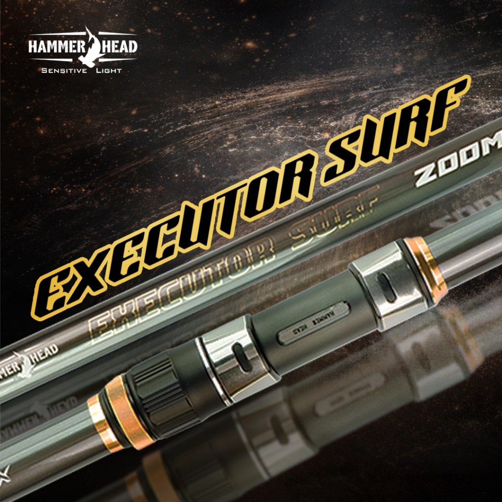 HAMMER HEAD Joran Pancing Surf Casting EXECUTOR SURF 390cm 420cm 450cm X30 Carbon Zoom Premium Alumi