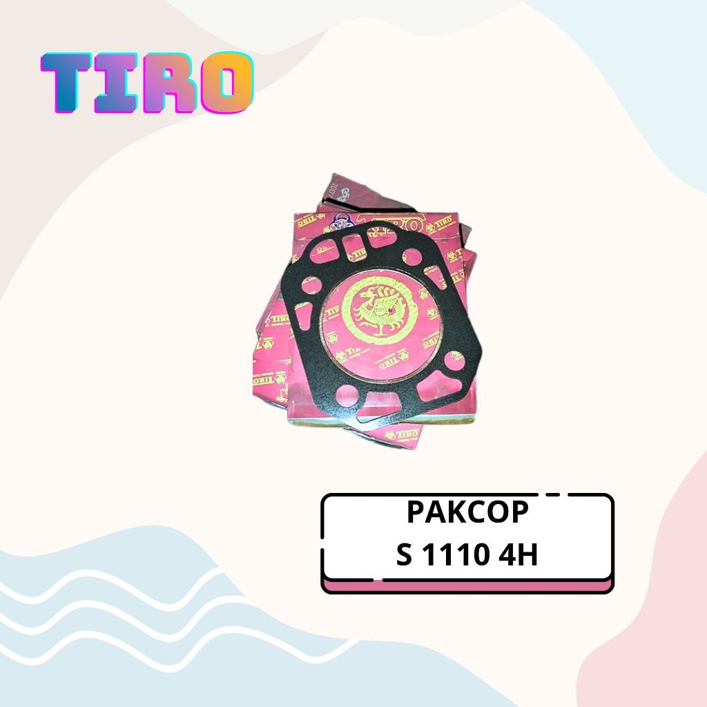 TIRO PAKCOP S 1110 4H / GASKET HEAD / PAKING KOP / PACKING HEAD S 1110 4 HOLE
