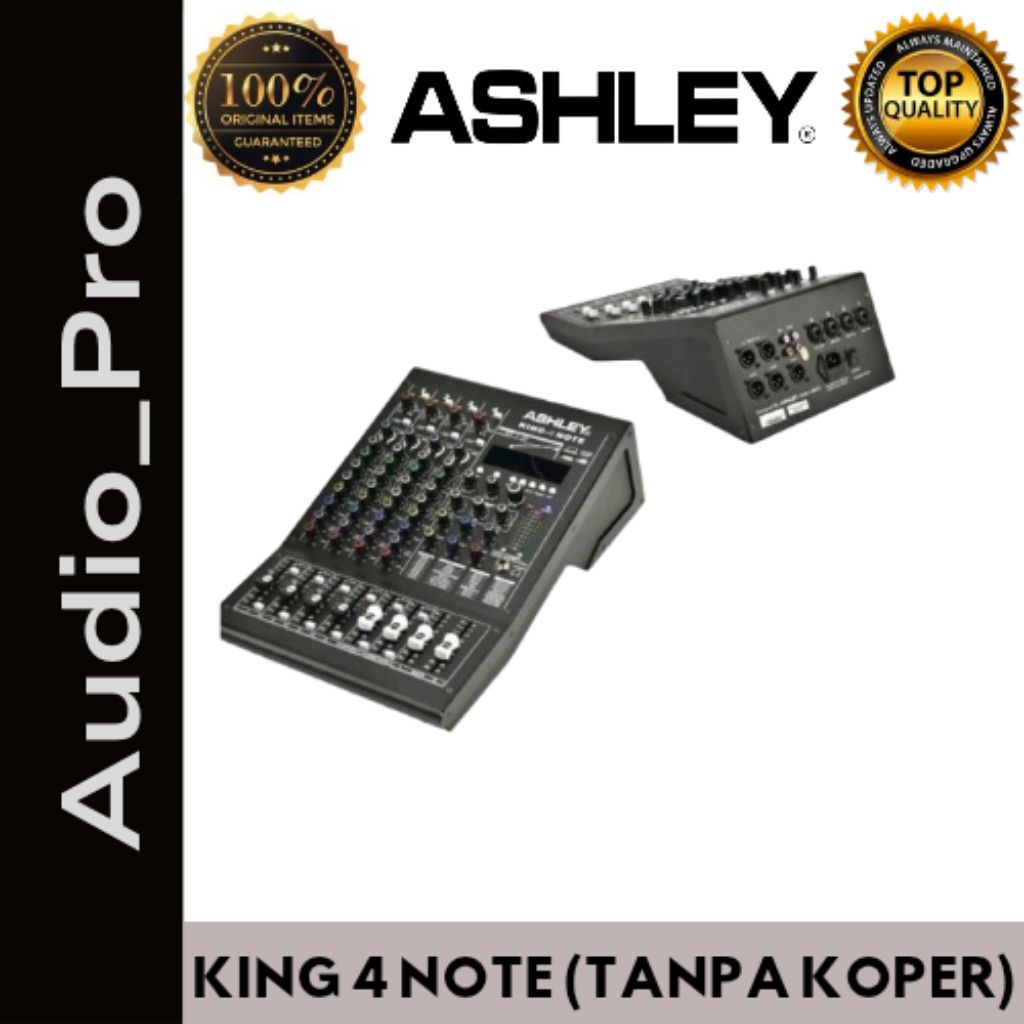 Mixer Ashley King 4 Note (Tanpa Koper) Ashley King 4 Note 4 Channel Original
