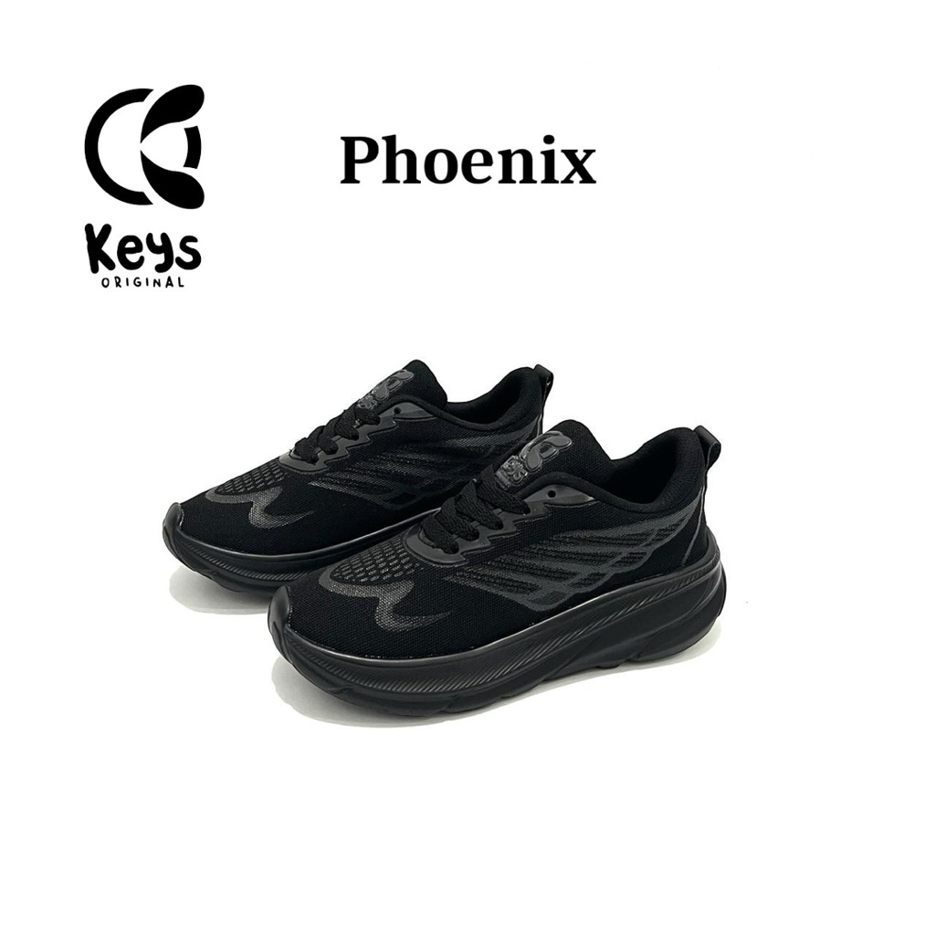 KEYS Phoenix- Sepatu Sekolah Anak Laki Laki Sepatu Sekolah Anak Perempuan Tk Sd 4-9 Tahun