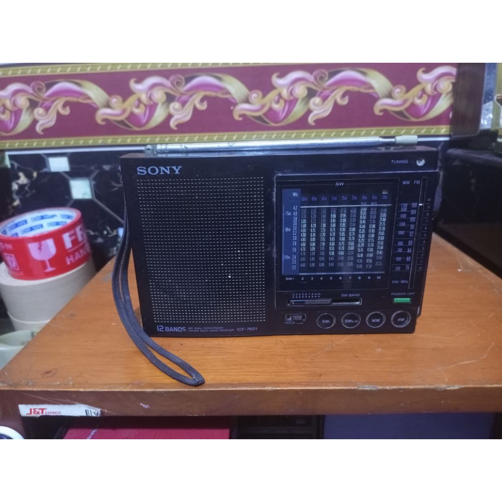 vintage..radio Sony icf-7601 mati total