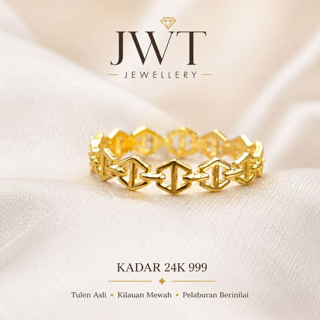 CINCIN EMAS 24K HERMONG ENCHAINEE HONGKONG