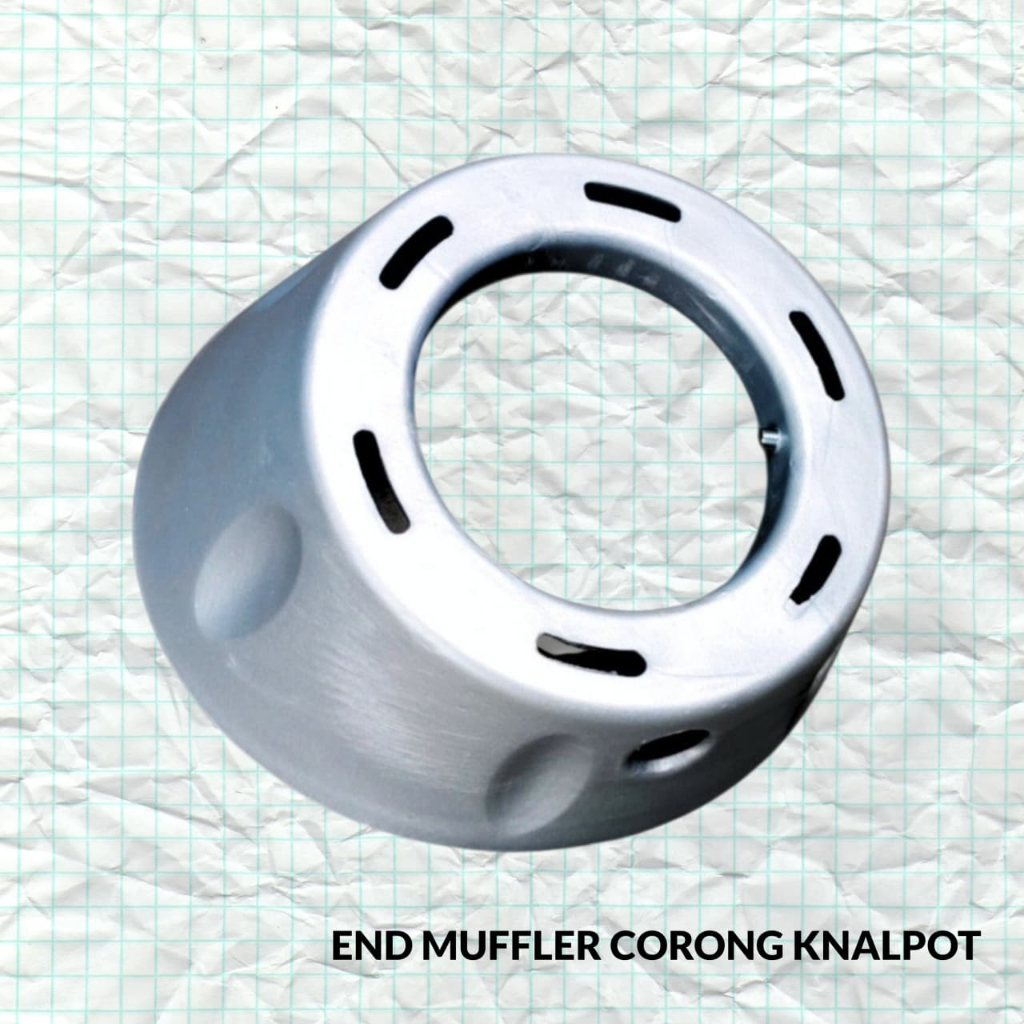 End Muffler Corong Knalpot Motor End muffler chrome encup vario 125 vario 150 led copy cms GR-1M