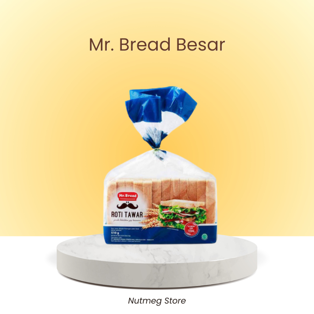 Roti Tawar Mr Bread Besar Lembut