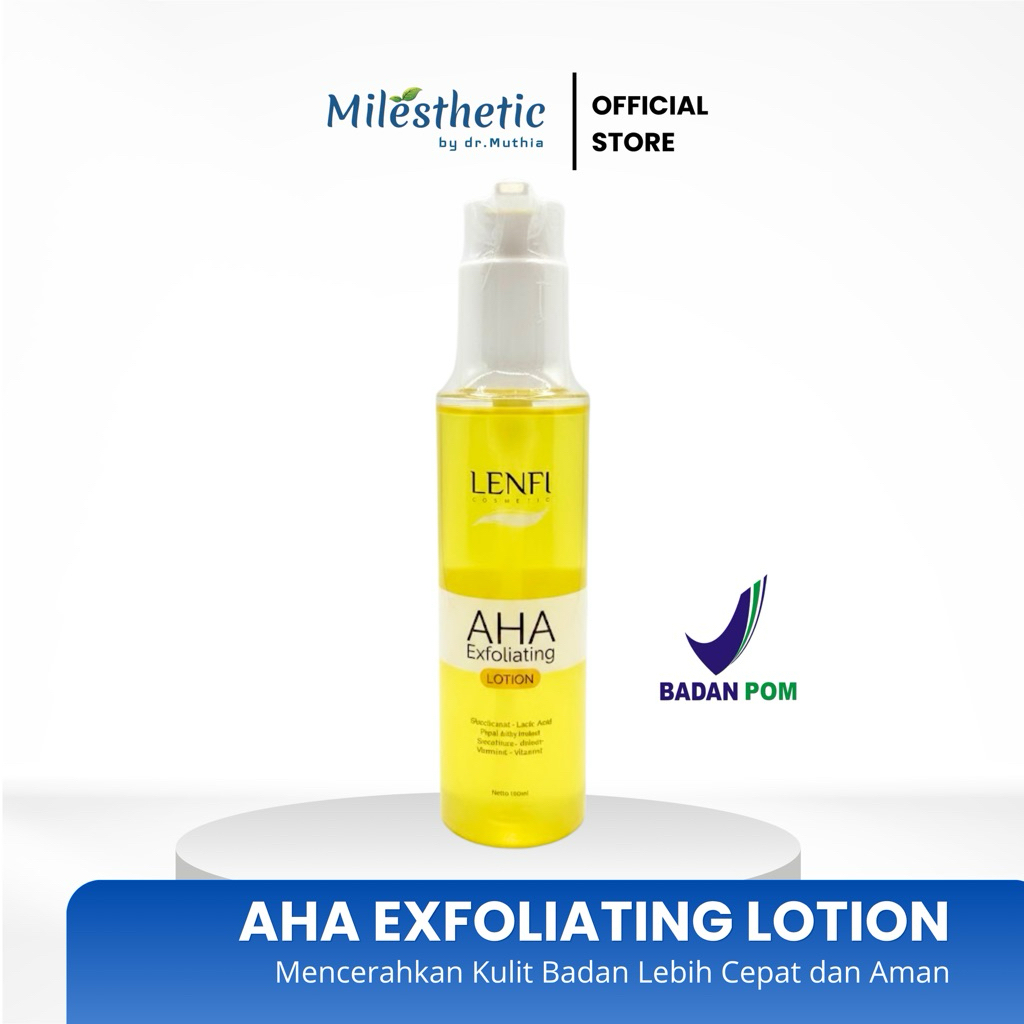 Lenfi AHA Exfoliating Lotion Malam 100 ml