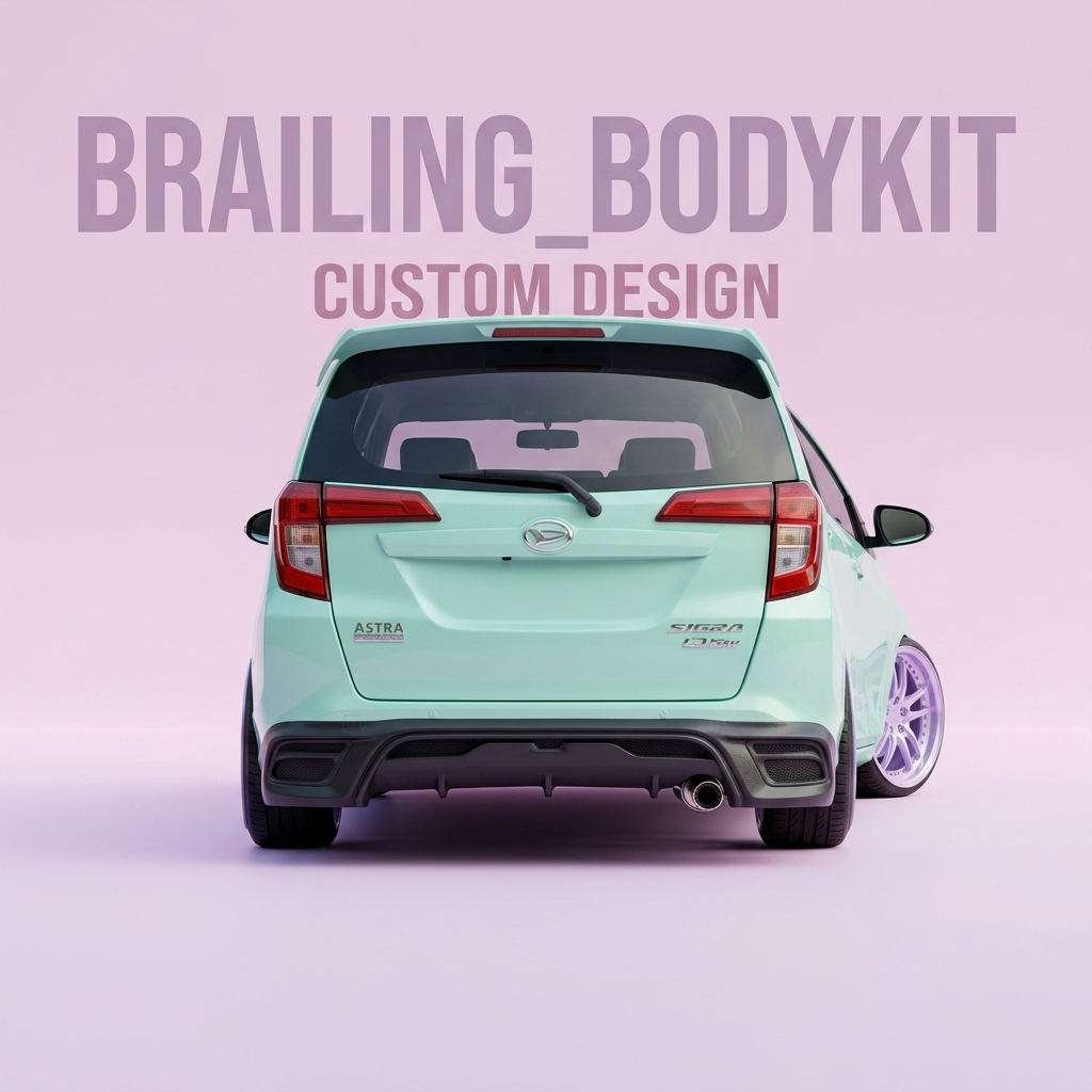Bumper Belakang Dan Side Skirt Calya Sigra