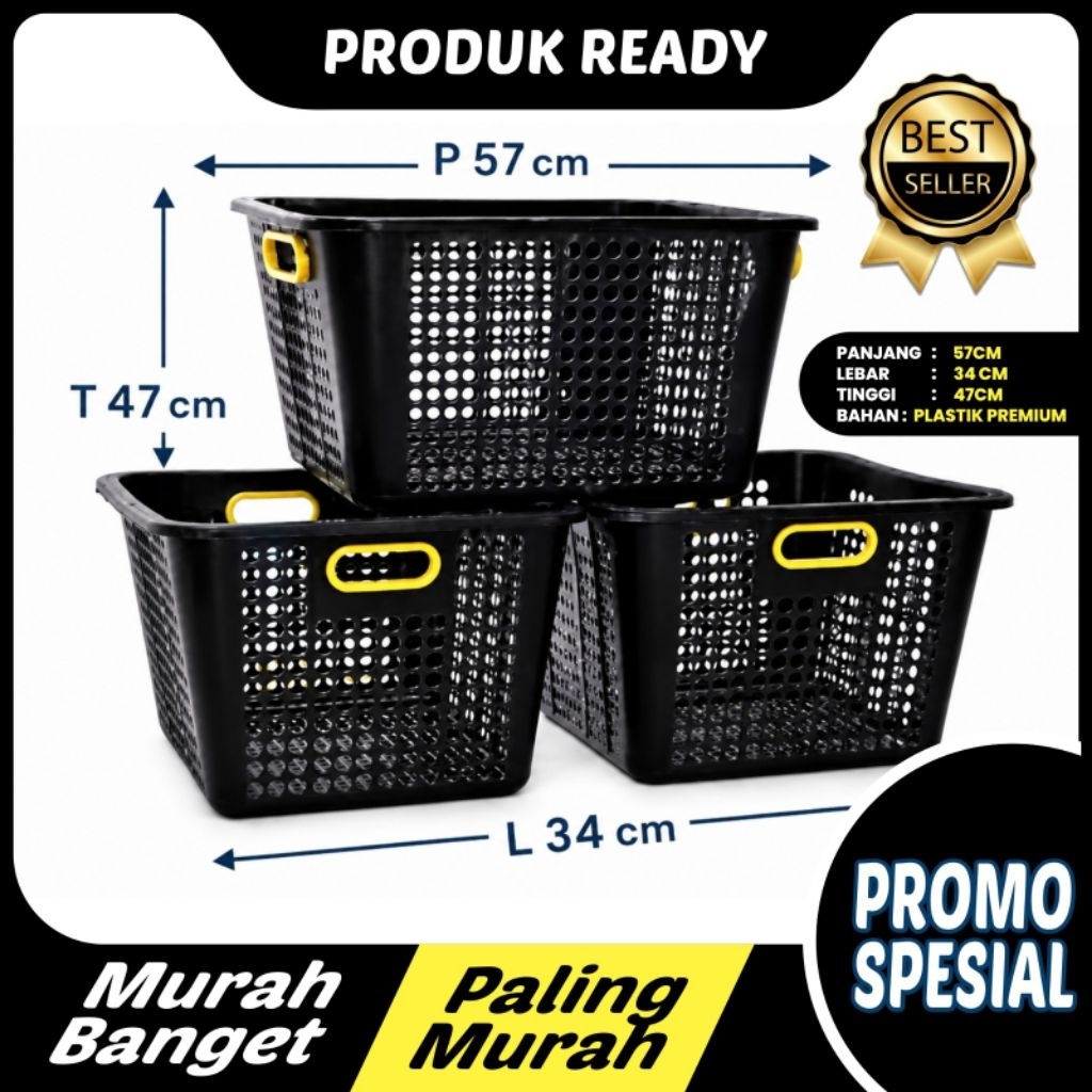KERANJANG PAJERO JUMBO / KERANJANG LAUNDRY /KERANJANG SERBAGUNA