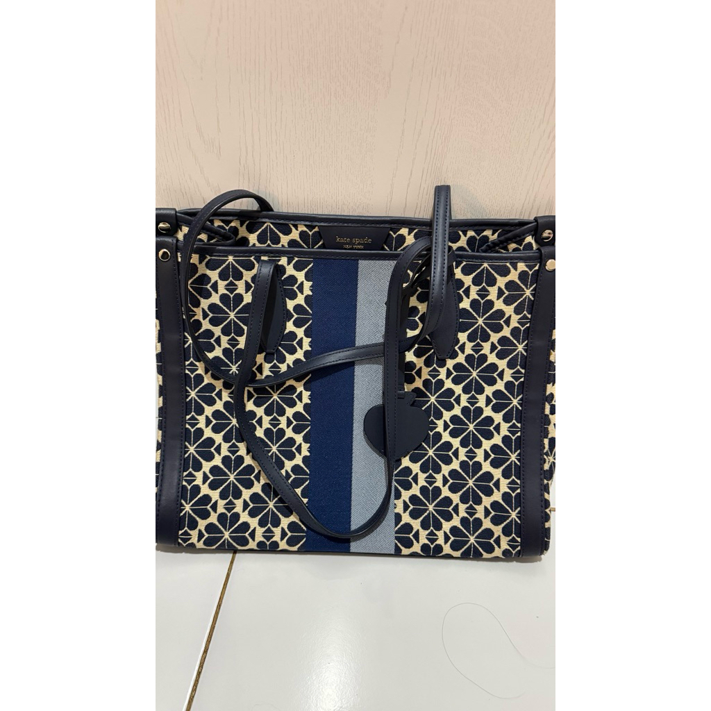 KS totebag Jacquard Navy