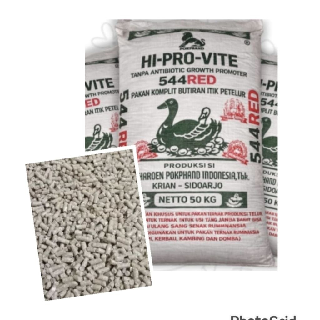 HI PRO VITE PELLET ITIK PETELUR 544RED PAKAN