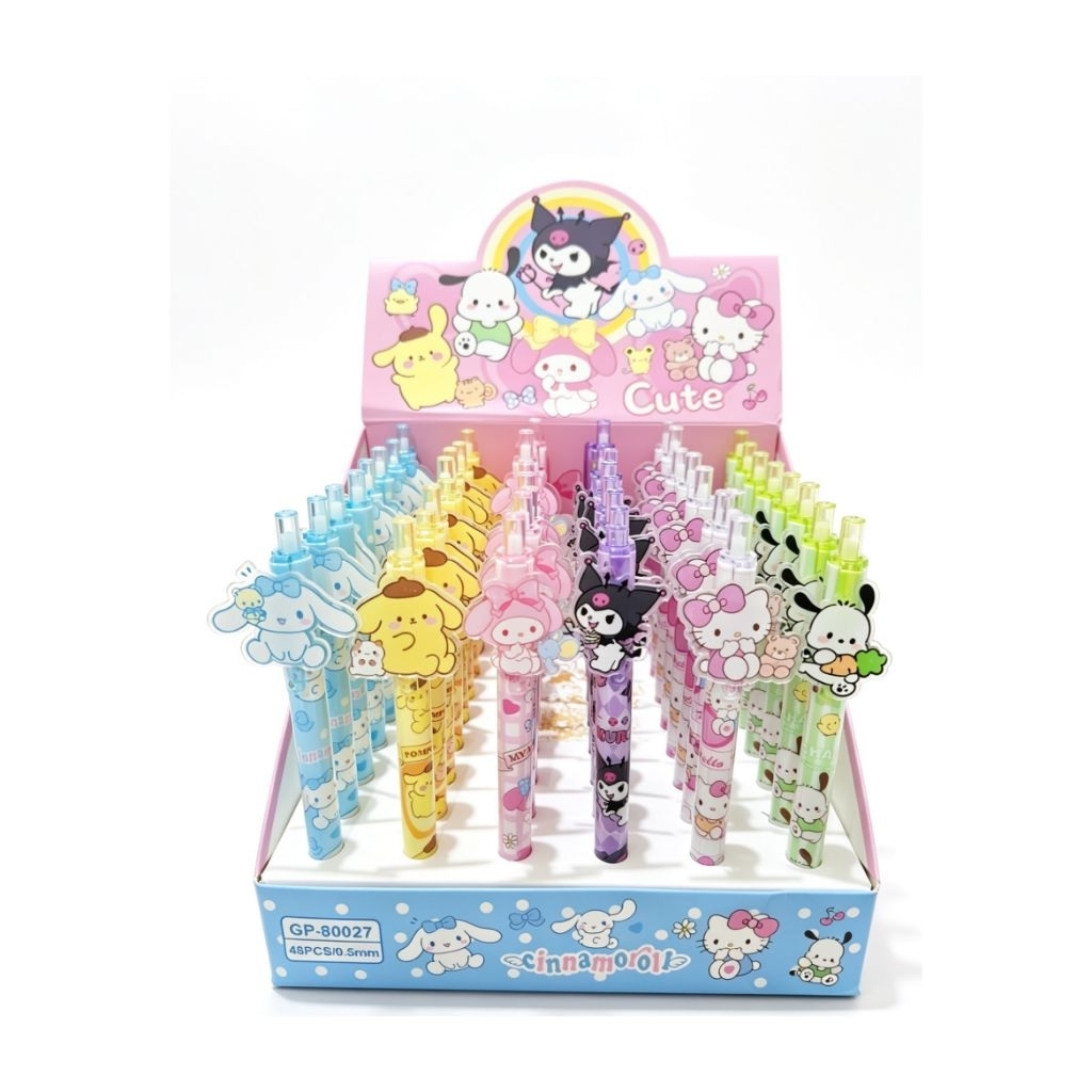 Bolpen Gel Klik Cinnamoroll / Bolpen Estetik / Bolpen Lucu / Bolpen Aesthetic