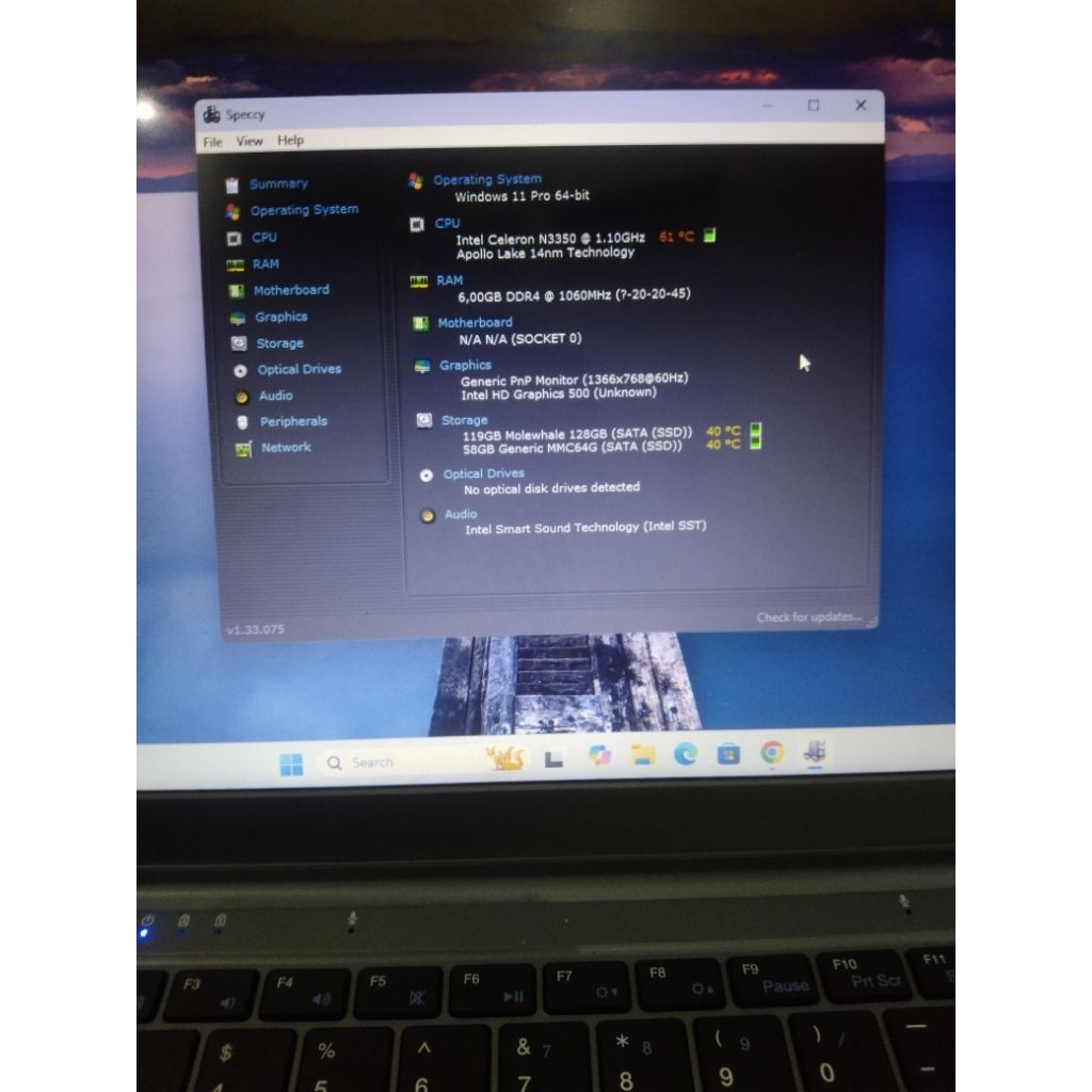 Laptop Intel core i7