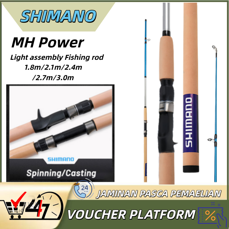 SHIMANO Rod cruzar joran pancing Fishing reel Joran pancing reel Alat pancing reel joran reel murah 