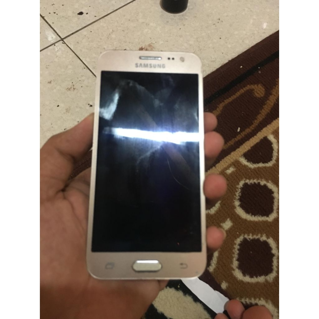 lcd touchscreen layar sentuh ts tc plus frame tulangan samsung galaxy j2 2015 biasa j200 j200g ori c