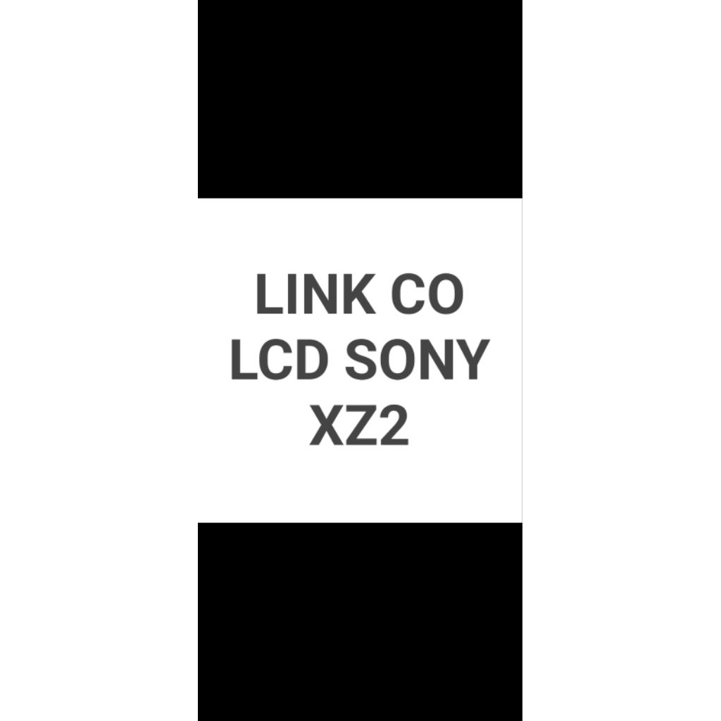 LCD SONY XZ2