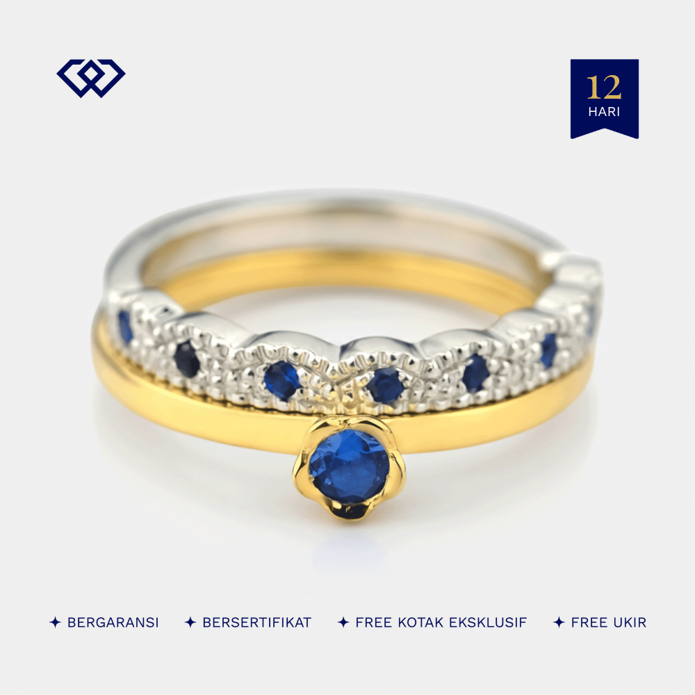 Winata Jewelry Cincin Tunangan Lamaran Cewek Perak Silver