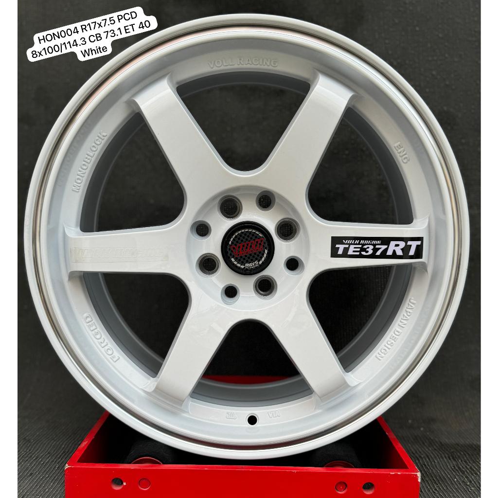 Velg Mobil TE37 RT Ring 17x7.5 PCD 8x100/114.3 ET 40 White