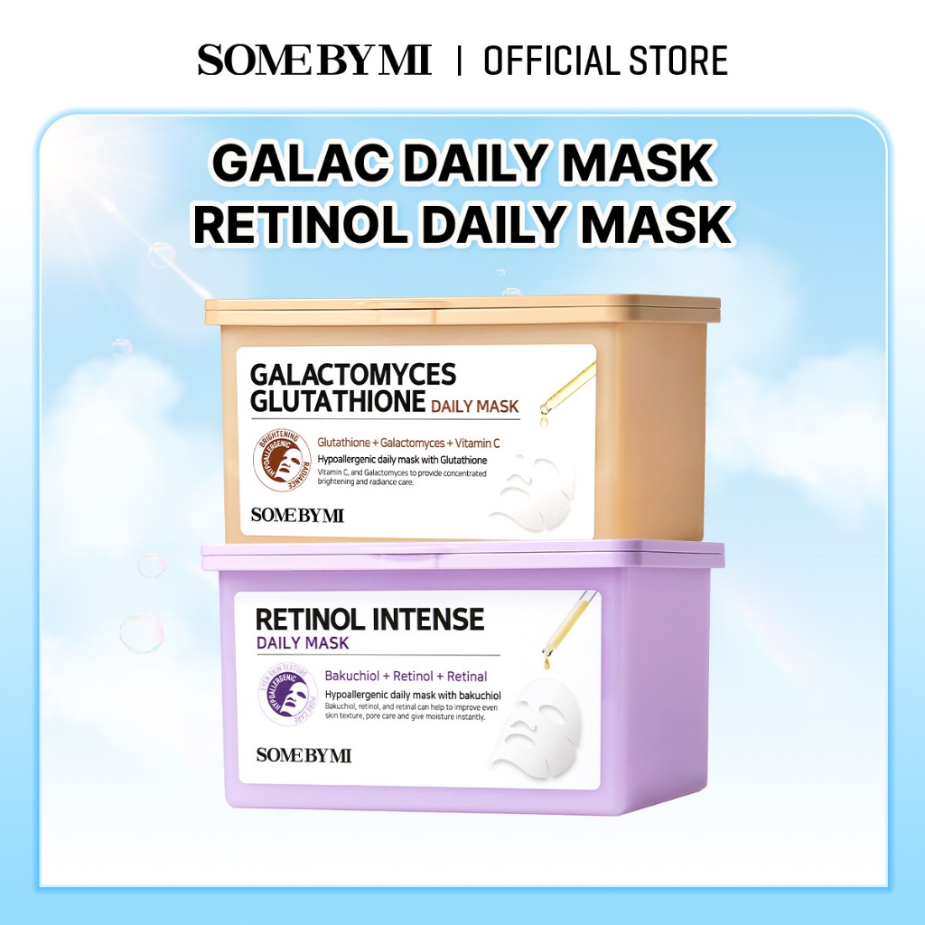 SOME BY MI RETINOL + GALACTOMYCES DAILY MASK 2pcs set