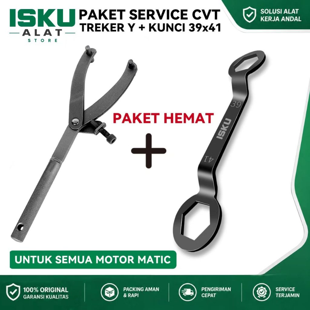 ISKU Treker CVT Kunci Tahanan Magnet Kopling Flywheel Holder Pulley Tool Motor Matic Beat Vario Nmax