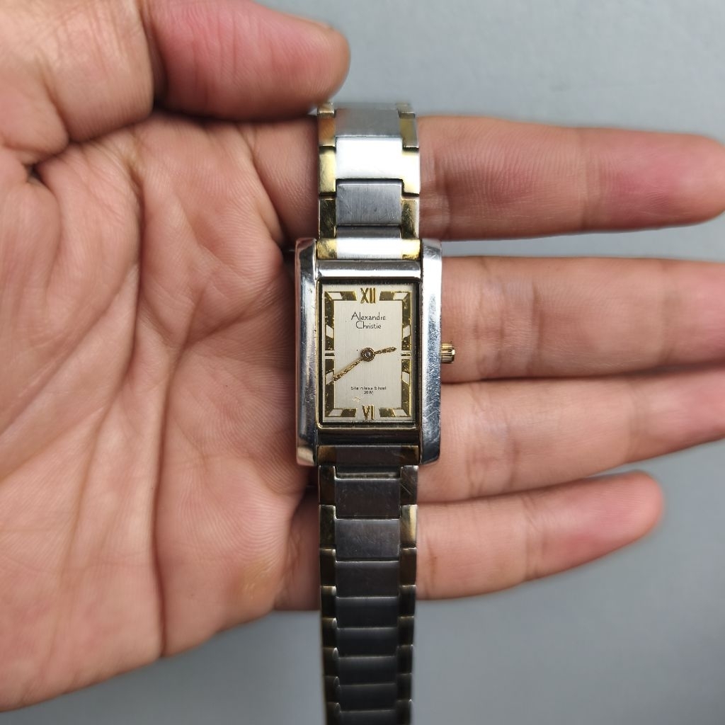 JAM TANGAN ALEXANDRE CHRISTIE SWISS VINTAGE BEKAS SECOND
