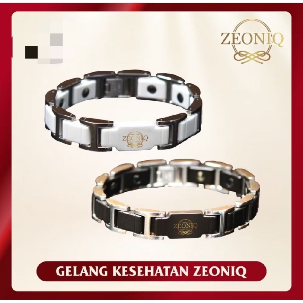 Gelang Kesehatan Zeoniq Germanium Asli Korea - Batu Gwisamunsok Gelang Terapi Kesehatan
