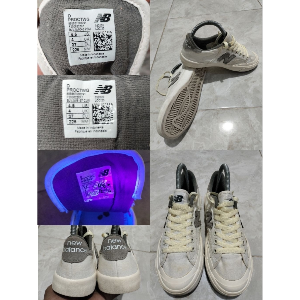 Sepatu Preloved Second Original New Balance NB Pro Court Size 37