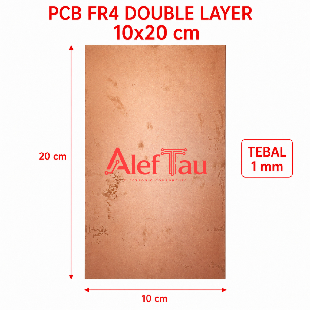 pcb single layer 10x20 cm tebal 1mm fiber tebal 1 mm fr4 board