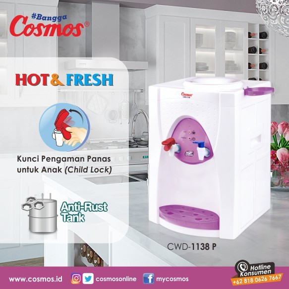 COSMOS Dispenser AIR CWD-1138 P Hot Fresh CWD1138P 1138P CWD1138