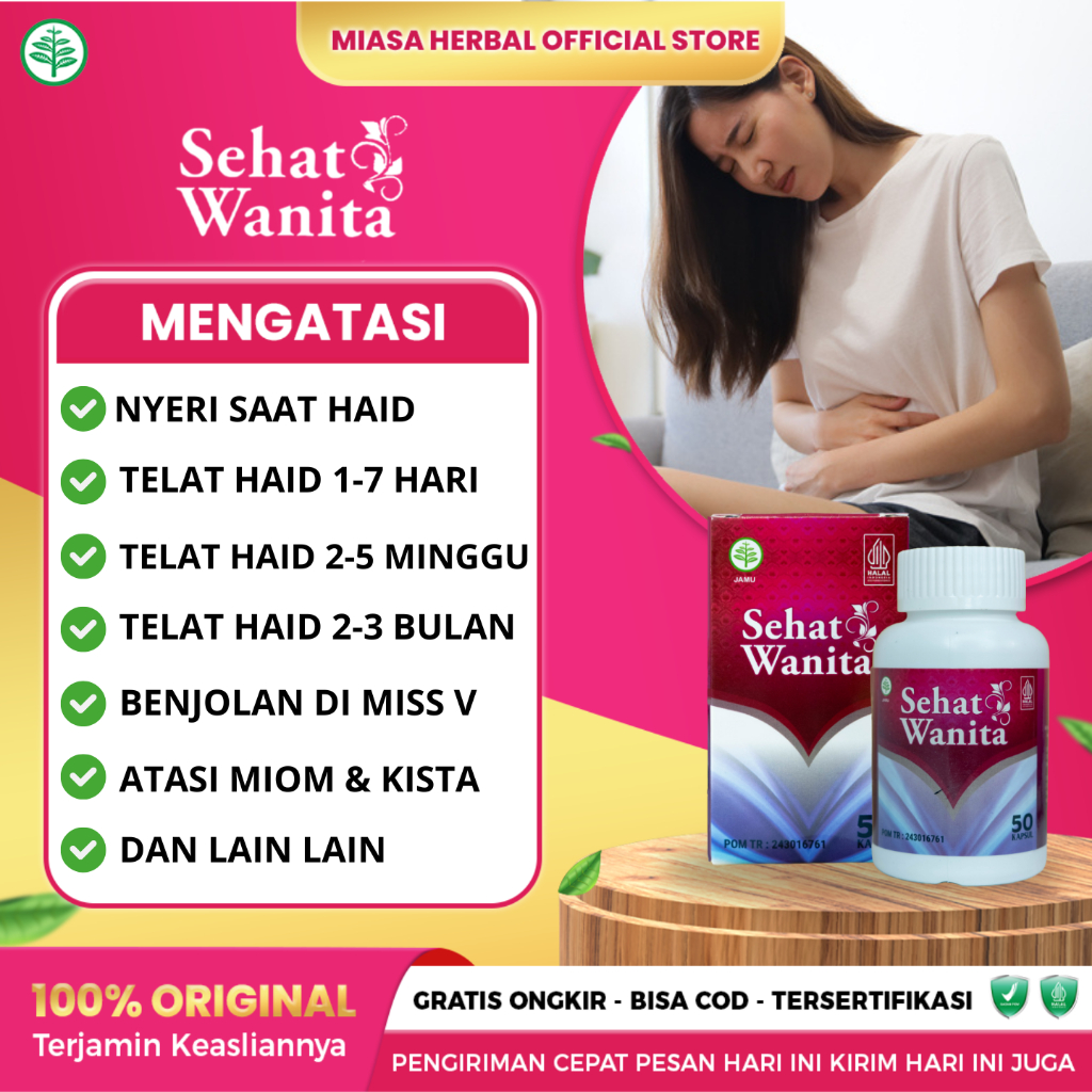 Obat Telat Haid 1-7 Hari, Obat Telat Haid 2-5 Minggu, Obat Telat Haid 2-3 Bulan, Melancarkan Sirkula