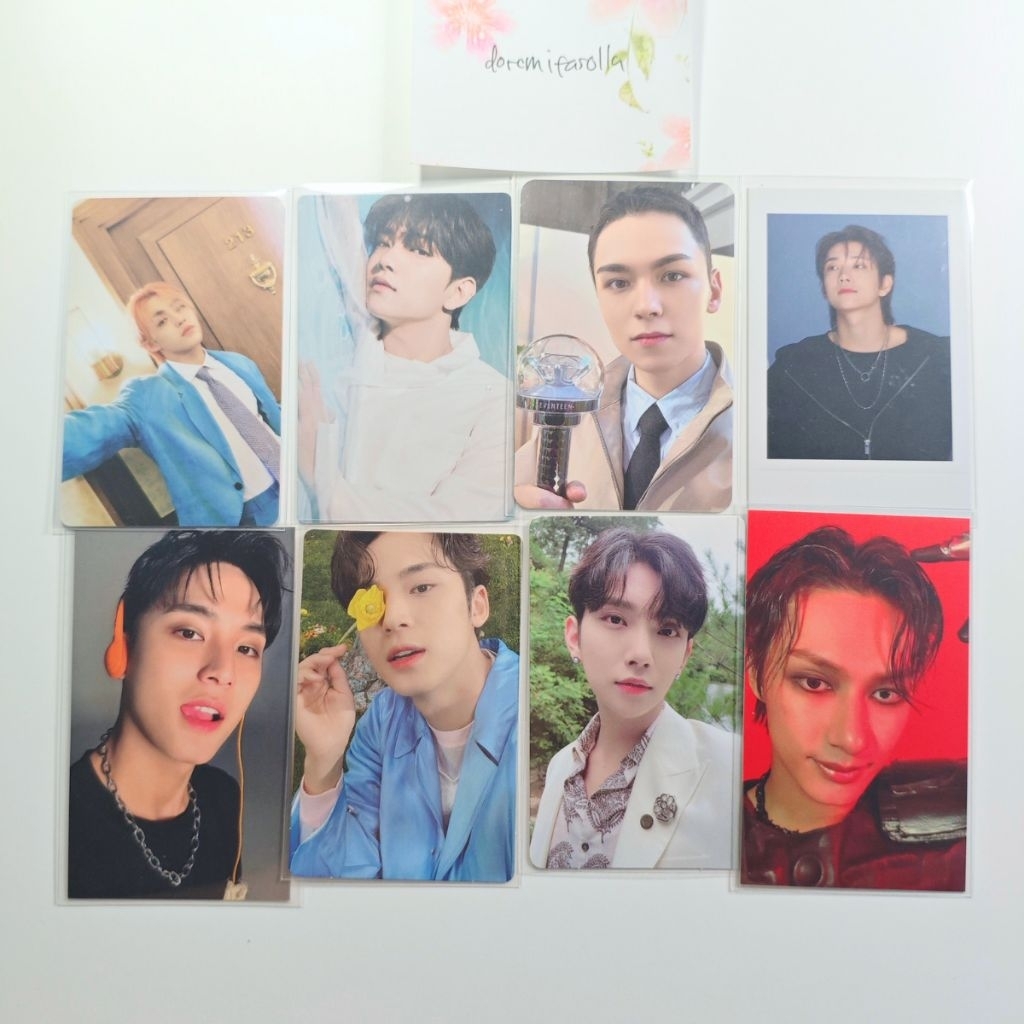 [CLEARANCE SALE/A] Photocard Official Seventeen | Joshua DK Vernon Scoups Mingyu Jun Jeonghan | Burs