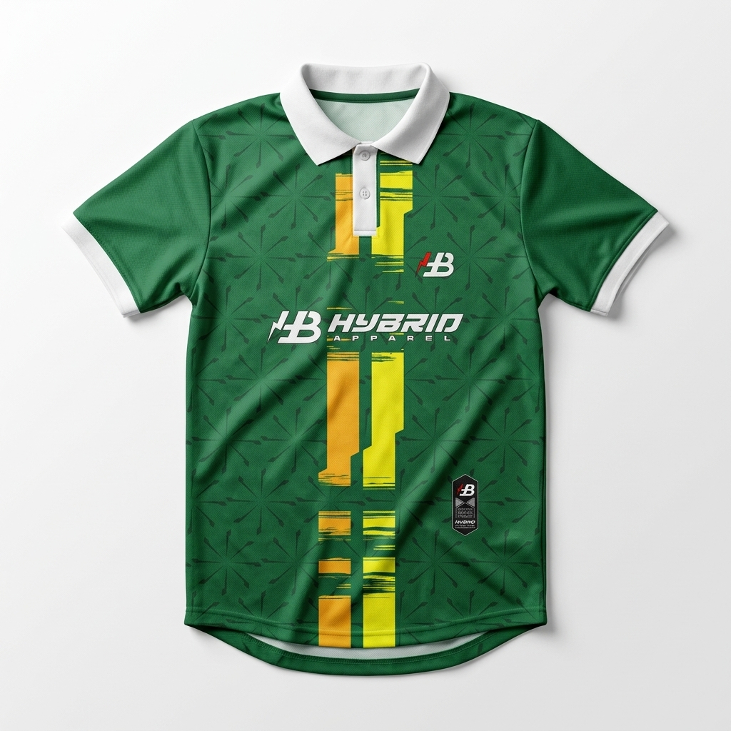 Kaos Olahraga Hybrid Apparel Jersey Badminton Futsal Tenis Voli Lari