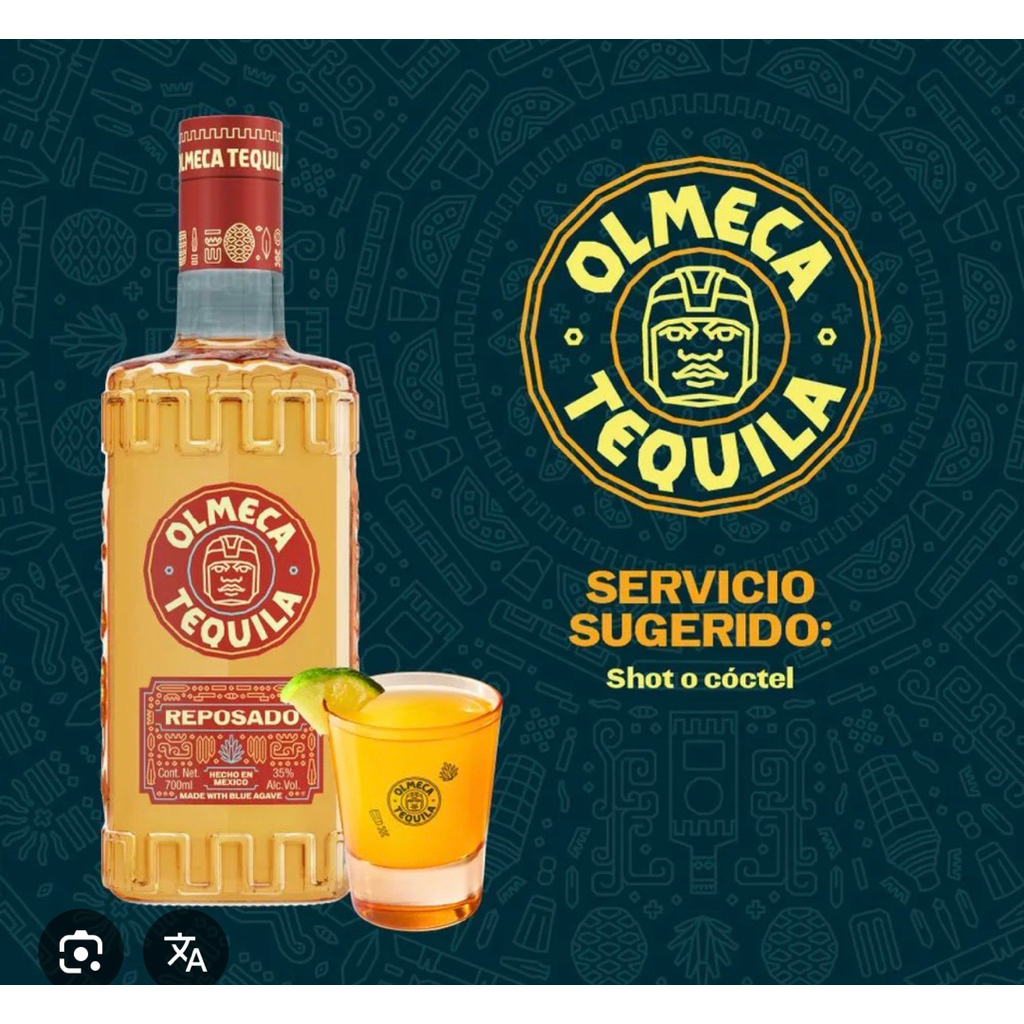 botol bekas miras merk olmeca tequila reposado