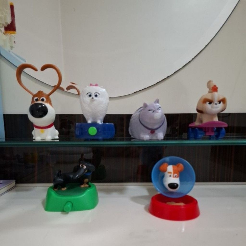 The Secret Life of Pets 2 mainan figure McDonald's