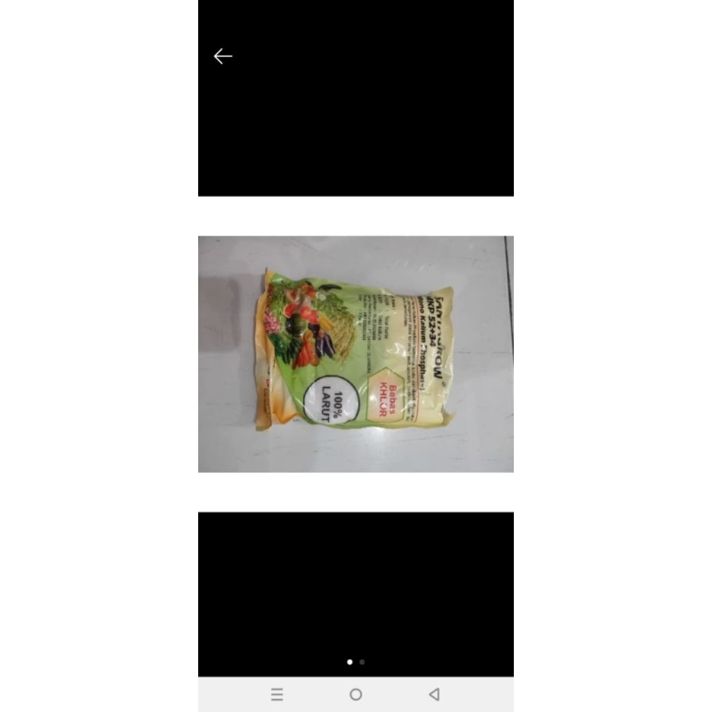 Pupuk Santagrow MKP kemasan pabrik 1 kg