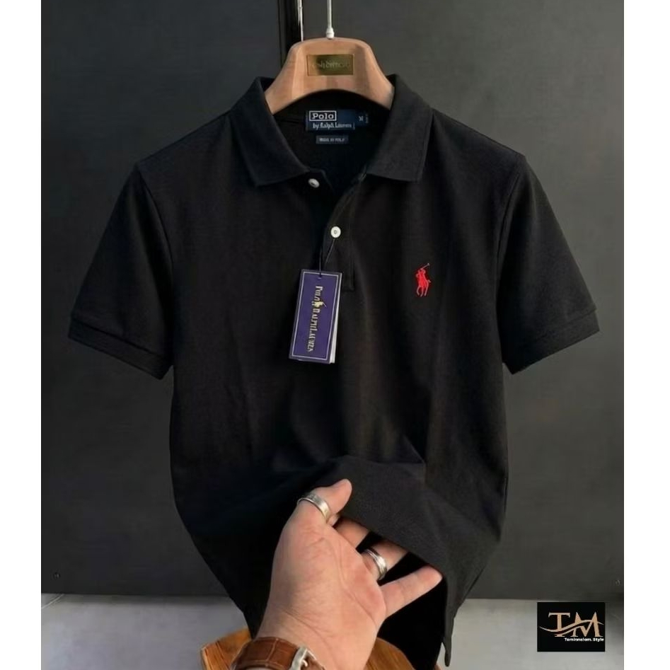 Koas Polos Pria / Baju Kaos Kerah Pria Branded /Koas Krah Polo Shirt Pria Premium HQ