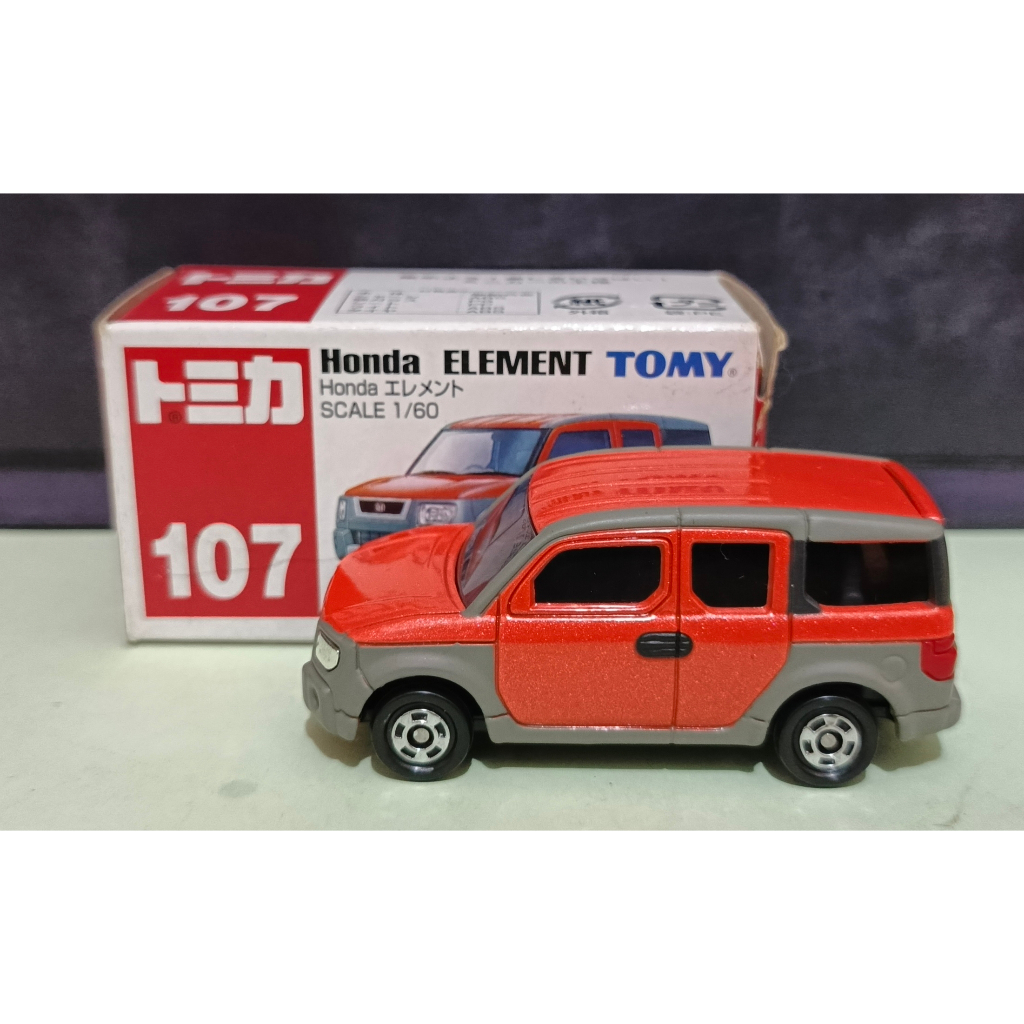 Diecast Tomica Tomy Biru 107 HONDA ELEMENT